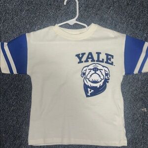 Zara Kids Cream and Blue Bulldog Tee